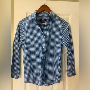 Vineyard Vines boys “On- the - go brr” long sleeve button down shirt